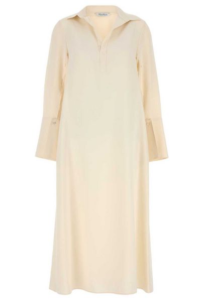 Max Mara Ossola Collared Long-Sleeved Dress