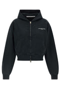 Alexander Wang Cropped Zip-Up Hoodie