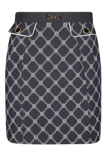 Elisabetta Franchi All-Over Printed Mini Skirt