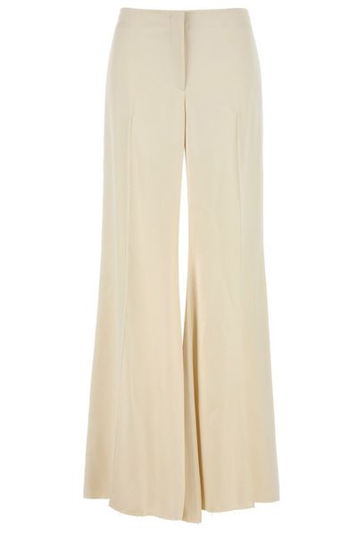 Alexander McQueen Satin Wide-Leg Trousers