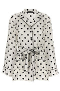 Dolce & Gabbana Polka-Dot Printed Pajama Shirt