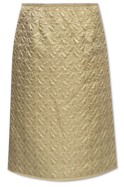 Moncler Quilted Midi Skirt