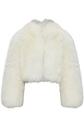 Alaïa Shearling Cropped Jacket