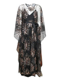 Taller Marmo Sequined Kaftan Dress