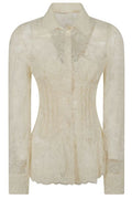 Ermanno Scervino Floral Lace Shirt