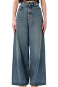 Balenciaga High-Waisted Wide-Leg Jeans