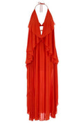 Loewe Open Back Layered Dress