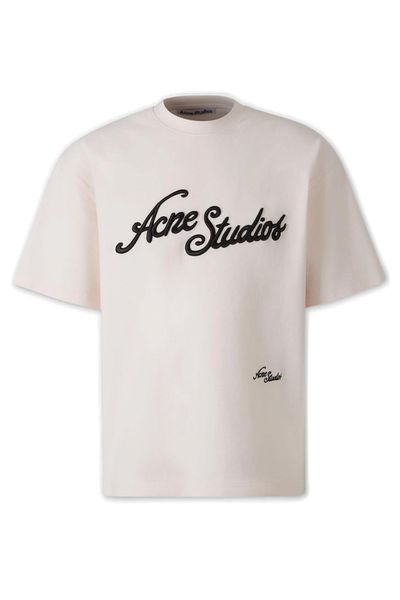 Acne Studios Logo Embroidered T-Shirt