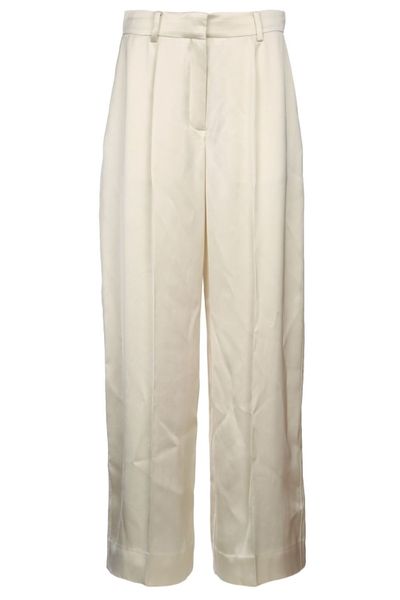 Totême Wide Leg Pleated Trousers