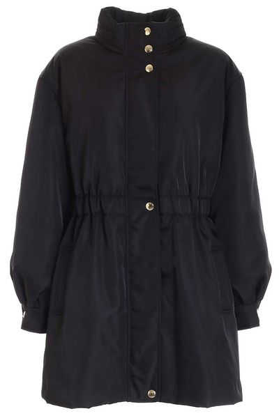 Moschino Logo Charms Elasticated-Waist Coat