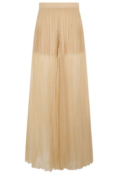 Alberta Ferretti High-Waist Pleated Skirt
