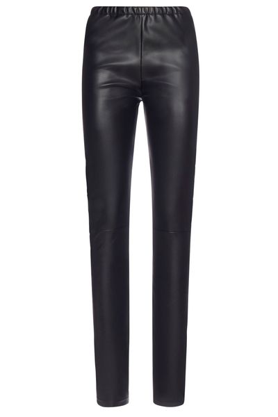 MM6 Maison Margiela Elastic Waist Varnished Leggings