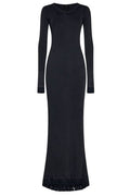 Balenciaga Long-Sleeved Maxi Dress