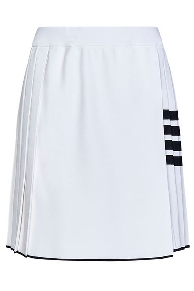 Thom Browne 4-Bar High Waist Pleated Skirt