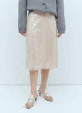 Gucci Sequin Embroidered Tulle Skirt