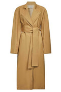 Khaite Long Sleeved Belted Coat