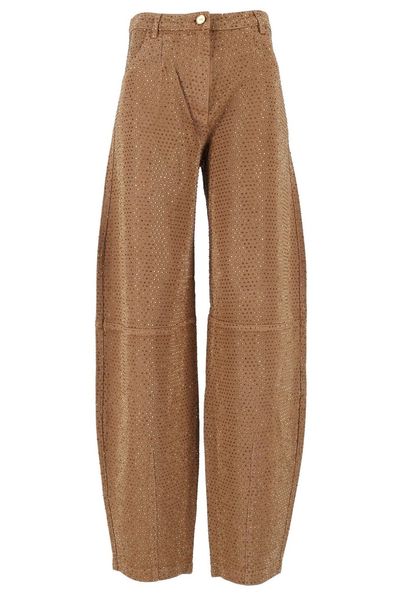 Elisabetta Franchi Ballon Embellished Jeans