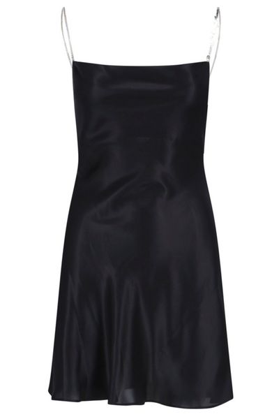 Diesel D-Minty Cowl-Neck Short Metallic Dress