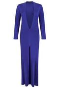 Tom Ford Plunging Front Maxi Dress