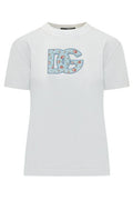 Dolce & Gabbana DG Printed Patch Jersey T-Shirt