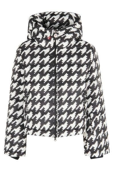 Perfect Moment Houndstooth Down Ski Coat