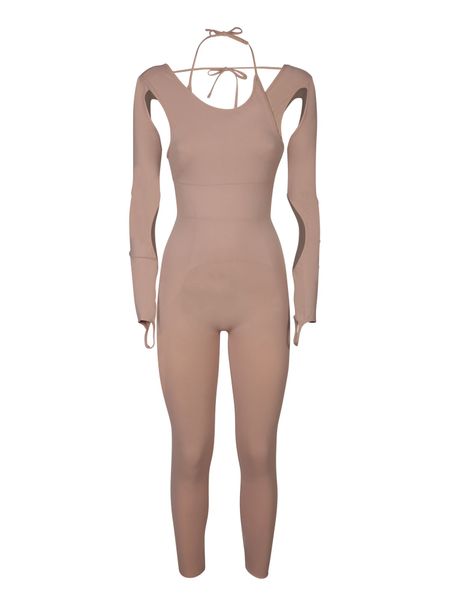 Andrea Adamo Cut Out Accent Jumpsuit