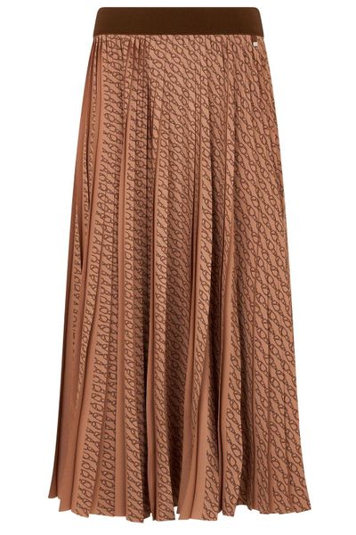 Herno Monogram Pleated Long Skirt