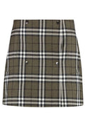 Burberry Check Printed Mini Skirt