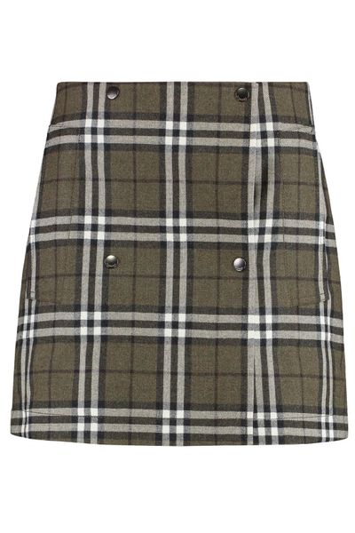 Burberry Check Printed Mini Skirt