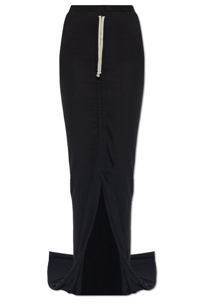 Rick Owens DRKSHDW Elasticated Waistband Maxi Skirt