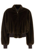 Stella McCartney Plush Bomber Jacket