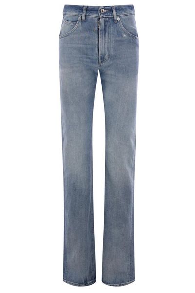 Maison Margiela Logo Detailed Straight-Leg Jeans
