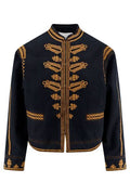 Isabel Marant Étoile Embroidered Hook-Front Jacket