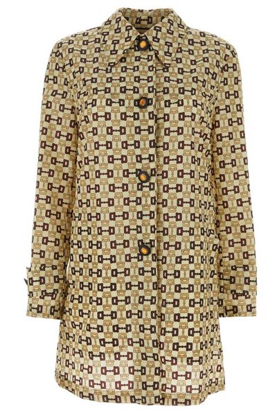 Gucci Graphic Printed Mid-Length Coat