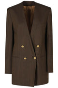 Alberta Ferretti Oversized Double-Breasted Blazer
