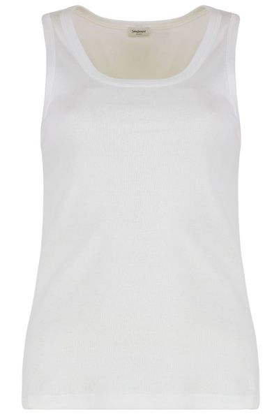 Saint Laurent Cassandre Sleeveless Tank Top