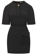 Givenchy Flap Pocket Mini Dress