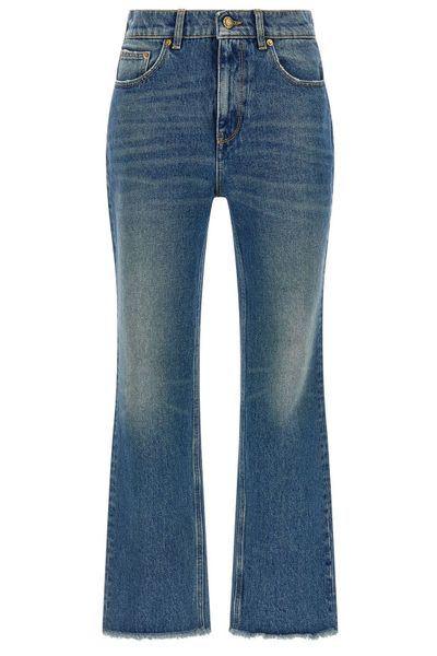 Golden Goose Deluxe Brand Frayed-Hem Flared Jeans