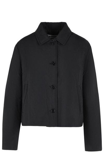 Jil Sander Quilted Lined Button-Up Jacket