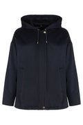 Max Mara Studio Derris Drawstring Long-Sleeved Coat