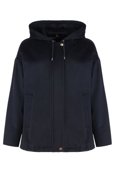 Max Mara Studio Derris Drawstring Long-Sleeved Coat