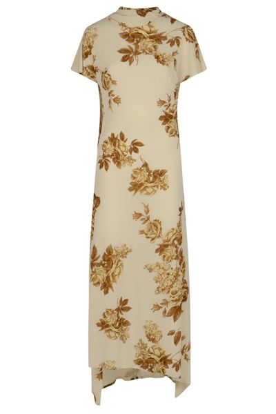 Magda Butrym Floral Cut-Out Maxi Dress