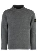 Stone Island Compass Patch Roll Neck Jumper