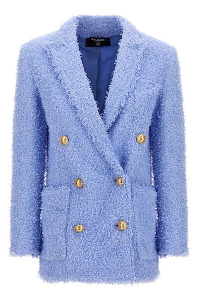 Balmain Tweed Double Breasted Jacket