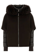 Moorer Pegaso Fur Trim Hooded Down Jacket