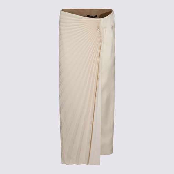 Roberto Cavalli Pleated Maxi Skirt