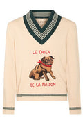Valentino Le Chien de la Maison V-Neck Jumper