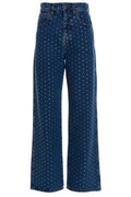 Giuseppe Di Morabito Crystal Embellished High-Rise Jeans