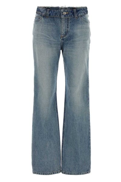 Alexander McQueen Deconstructed Waist Jeans