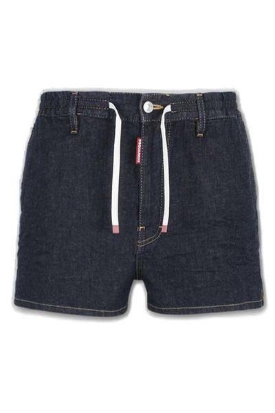 Dsquared2 Dark Weight Wash Pull On Shorts